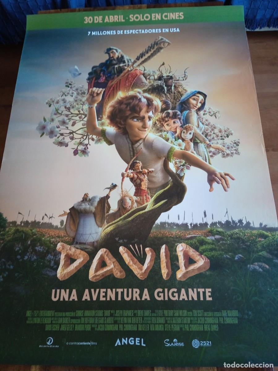 Cine: David Una aventura gigante - Animacion - Dir. Phil Cunningham - Poster original Selecta Vision 2026
