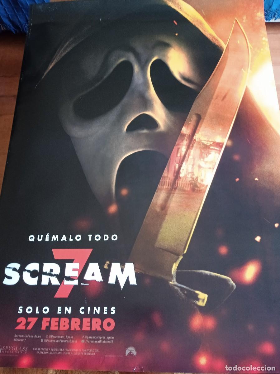 Cine: Scream 7 - Neve Campbell, Courteney Cox, Isabel May - Poster original Paramount 2026 Previo