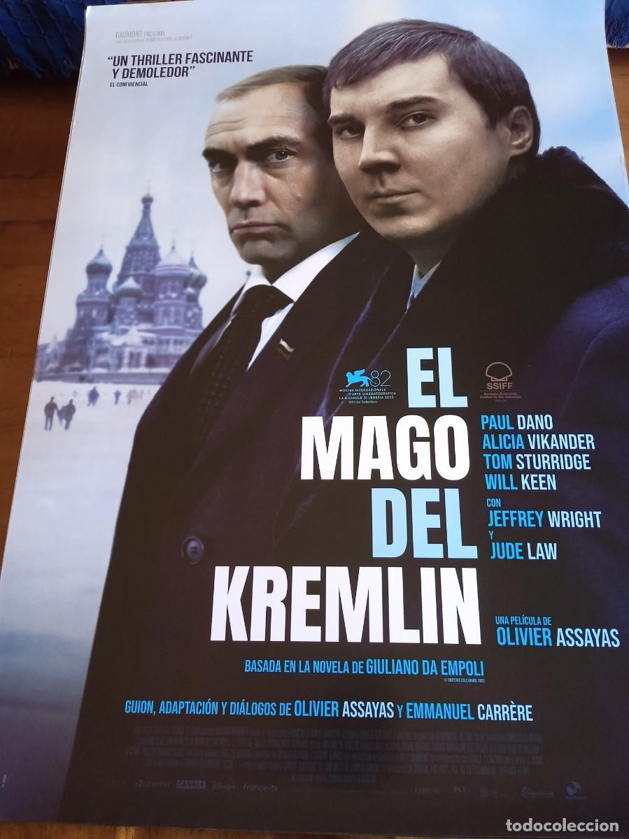 Cine: El mago del Kremlin - Paul Dano Alicia Vikander, Jude Law - Poster original DeaPlaneta 2026