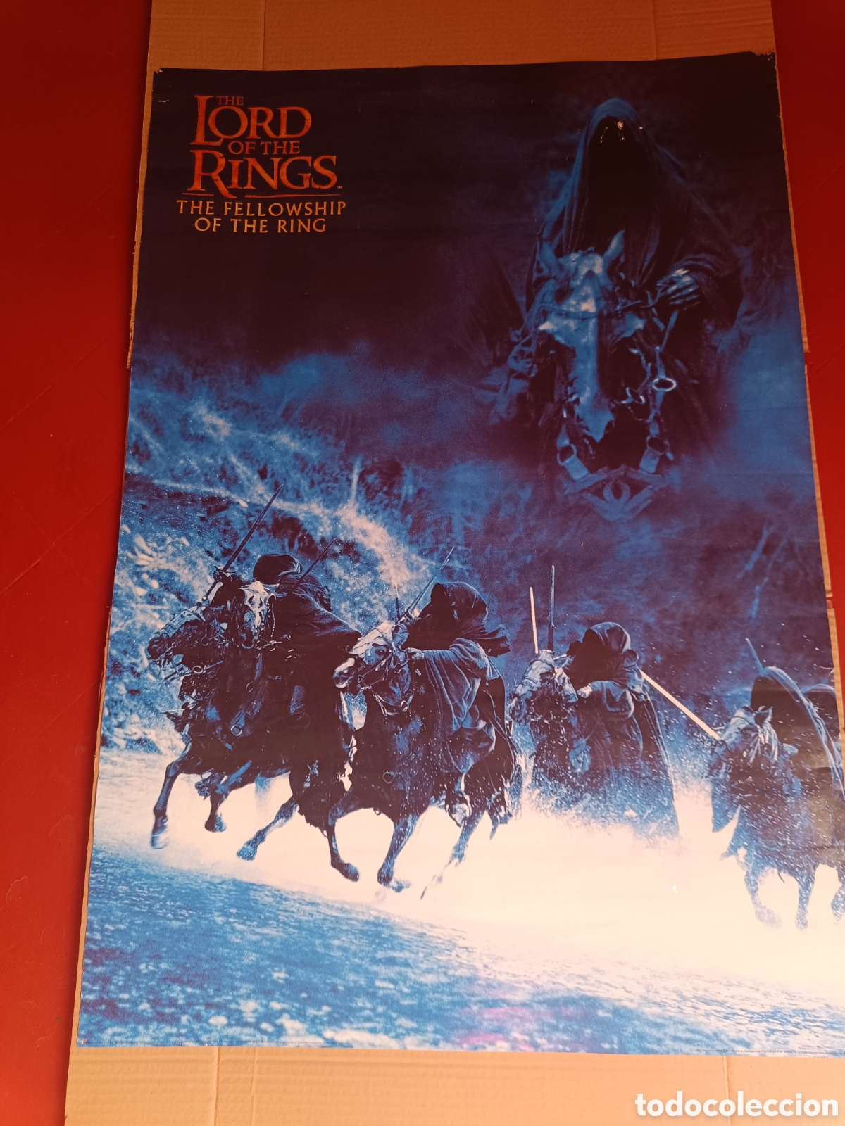 Cine: P&oacute;ster s&uacute;per grande del se&ntilde;or de los anillos