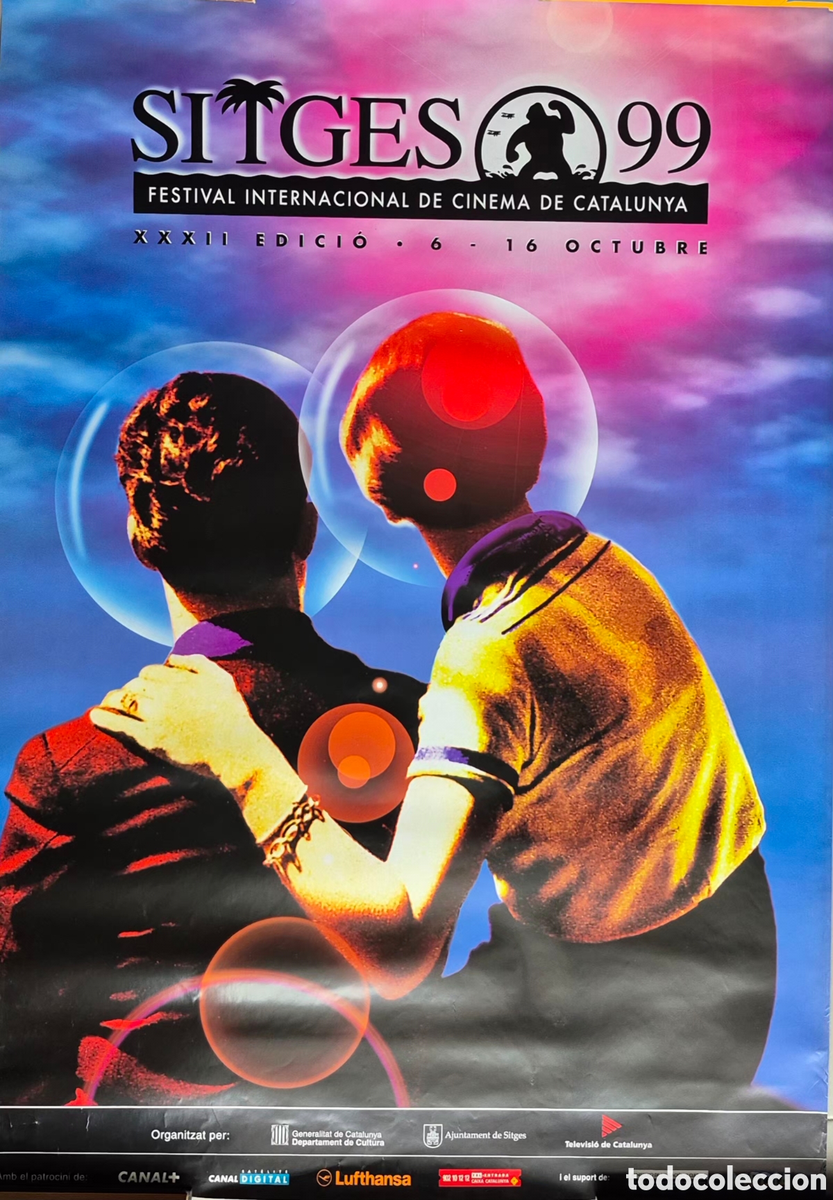 Cine: CARTEL, P&Oacute;STER - FESTIVAL INTERNACIONAL DE CINEMA DE CATALUNYA SITGES 99 70x100 APROX.