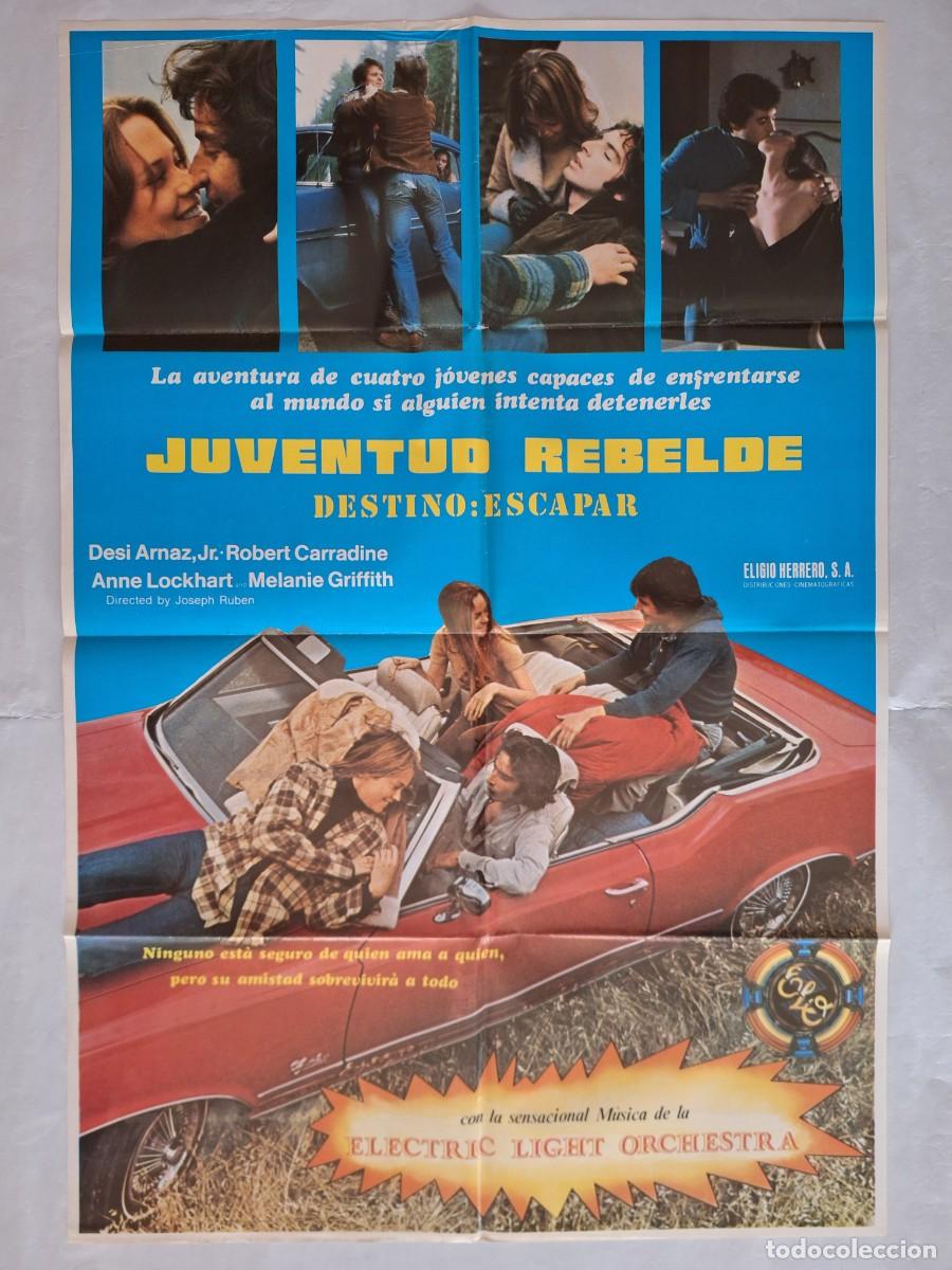 Cine: ANTIGUO CARTEL CINE JUVENTUD REVELDE ELECTRIC LIGHT ORCHESTRA RV P-1996