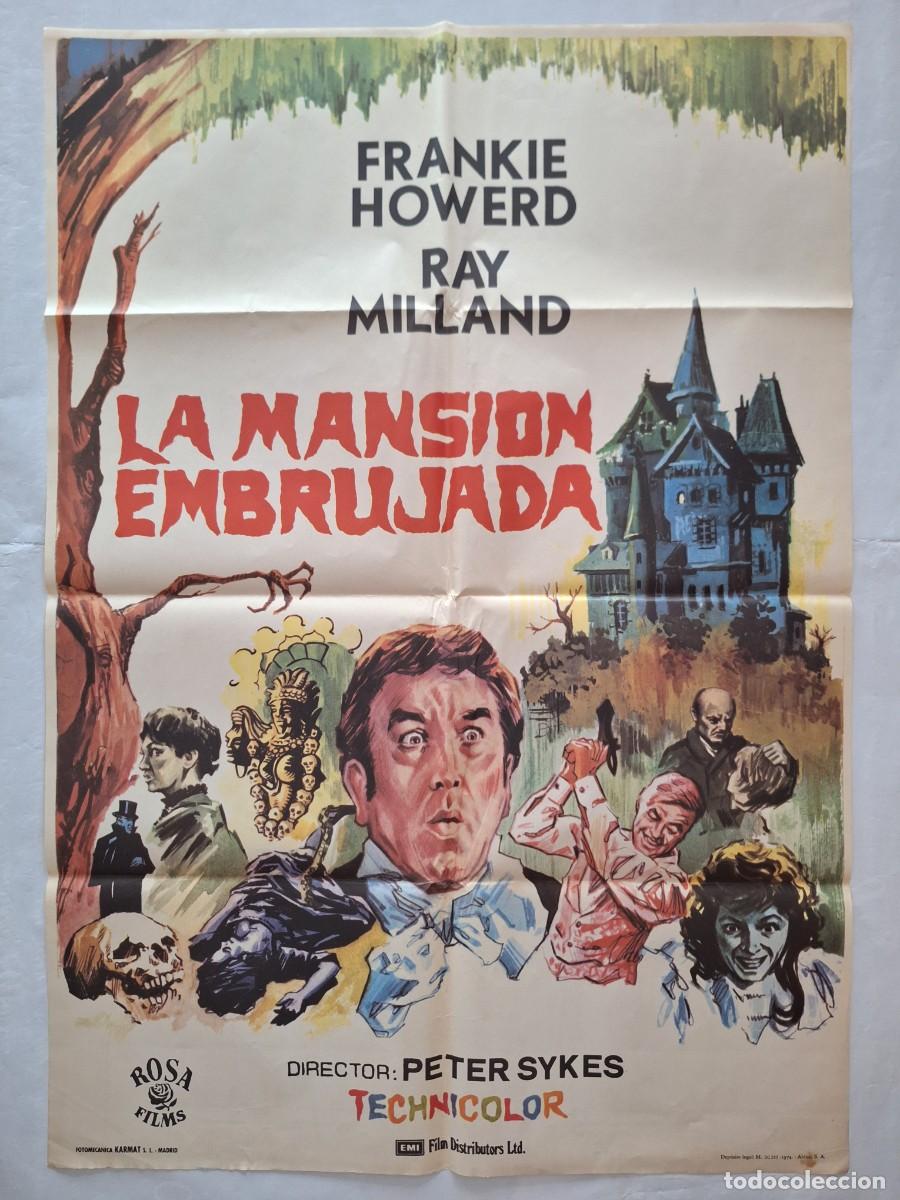 Cine: ANTIGUO CARTEL CINE LA MANSION EMBRUJADA RV P-2001