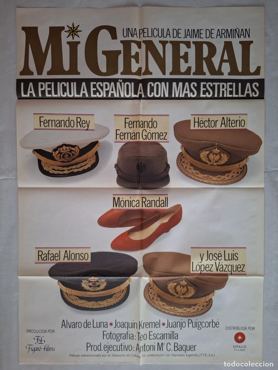 Cine: ANTIGUO CARTEL CINE MI GENERAL FERNANDO FERNAN GOMEZ RV P-2005
