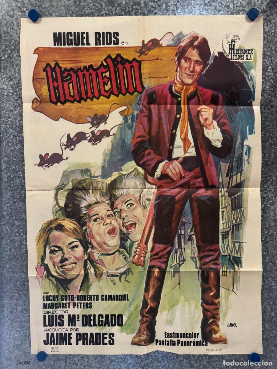 Cine: Hamelin, Miguel Rios, Luchy Soto, A&ntilde;o 1968, POSTER ORIGINAL