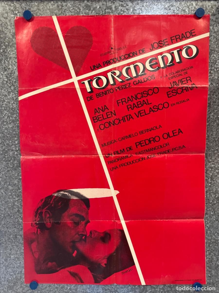 Cine: Tormento, Ana Belen, Francisco Rabal, A&ntilde;o 1974, POSTER ORIGINAL