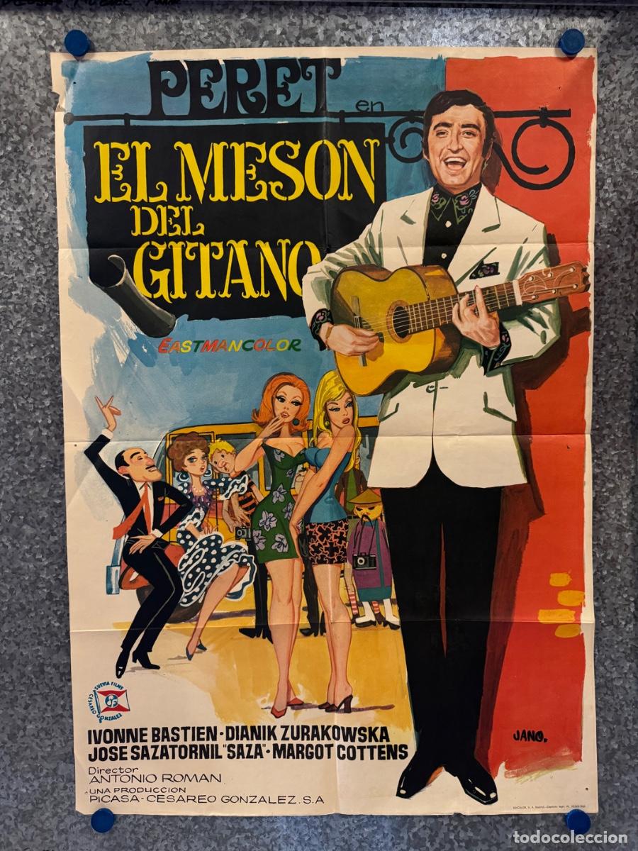 Cine: El meson del gitano, Peret, Ivonne Bastien, A&ntilde;o 1969, POSTER ORIGINAL