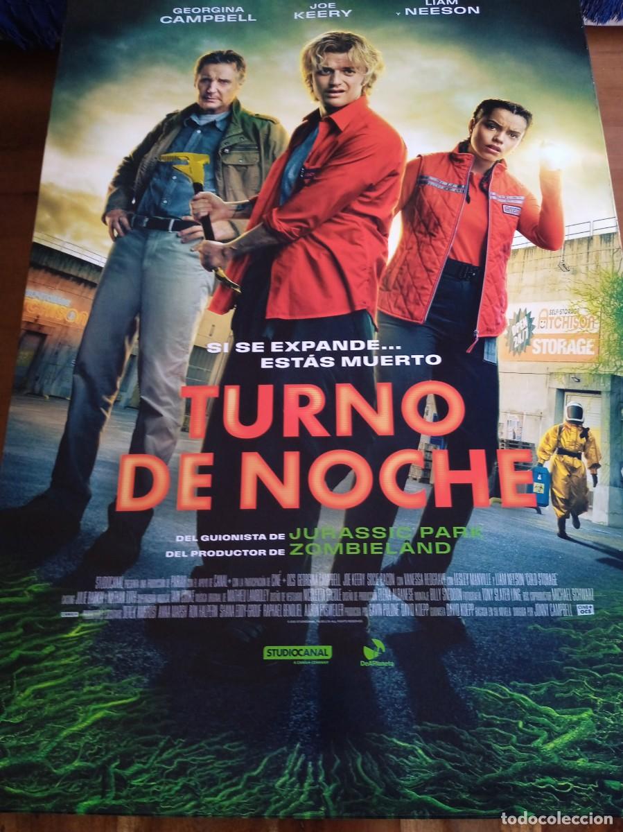 Cine: Turno de noche - Joe Keery, Georgina Campbell, Liam Neeson - Poster original DeaPlaneta 2026