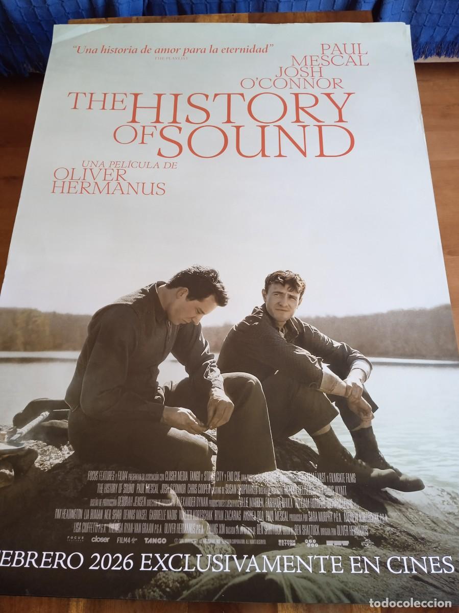 Cine: The History of Sound - Paul Mescal, Josh O'Connor, Molly Price - Poster original Universal 2025