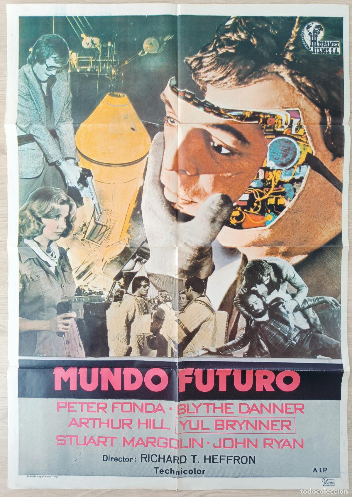 Cine: CARTEL CINE, MUNDO FUTURO, PETER FONDA, ARTHUR HILL, 1977, C1041A