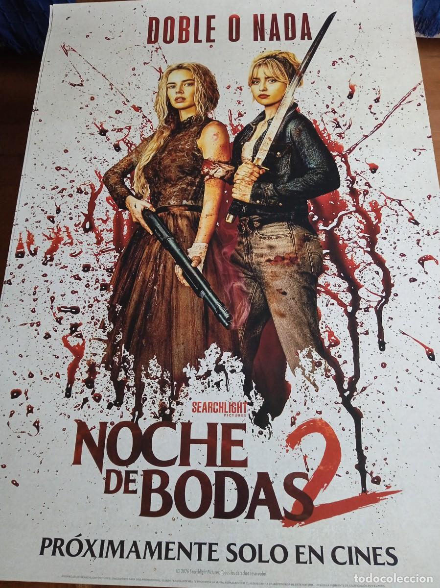 Cine: Noche de bodas 2 - Samara Weaving, Kathryn Newton, Shawn Hatosy - Poster original Disney 2026 Previo