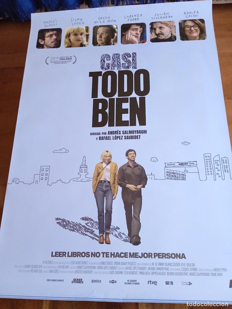 Cine: Casi todo bien - Marcel Borr&aacute;s, Silma L&oacute;pez, Juli&aacute;n Villagr&aacute;n - Poster original AF 2026