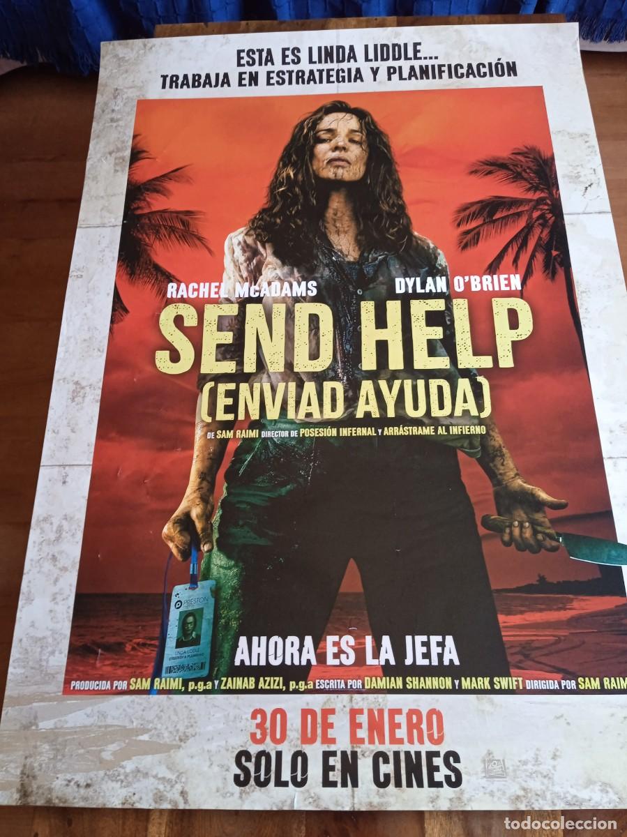 Cine: Send Help Enviad ayuda - Rachel McAdams, Dylan O'Brien, Dir. Sam Raimi - Poster original Fox 2026