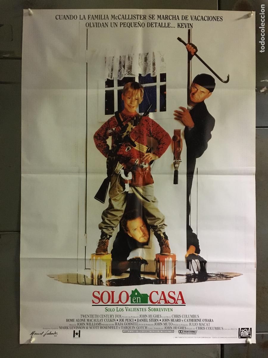 Cine: AFJ03 SOLO EN CASA MACAULAY CULKIN POSTER ORIGINAL ESTRENO 70X100 h8