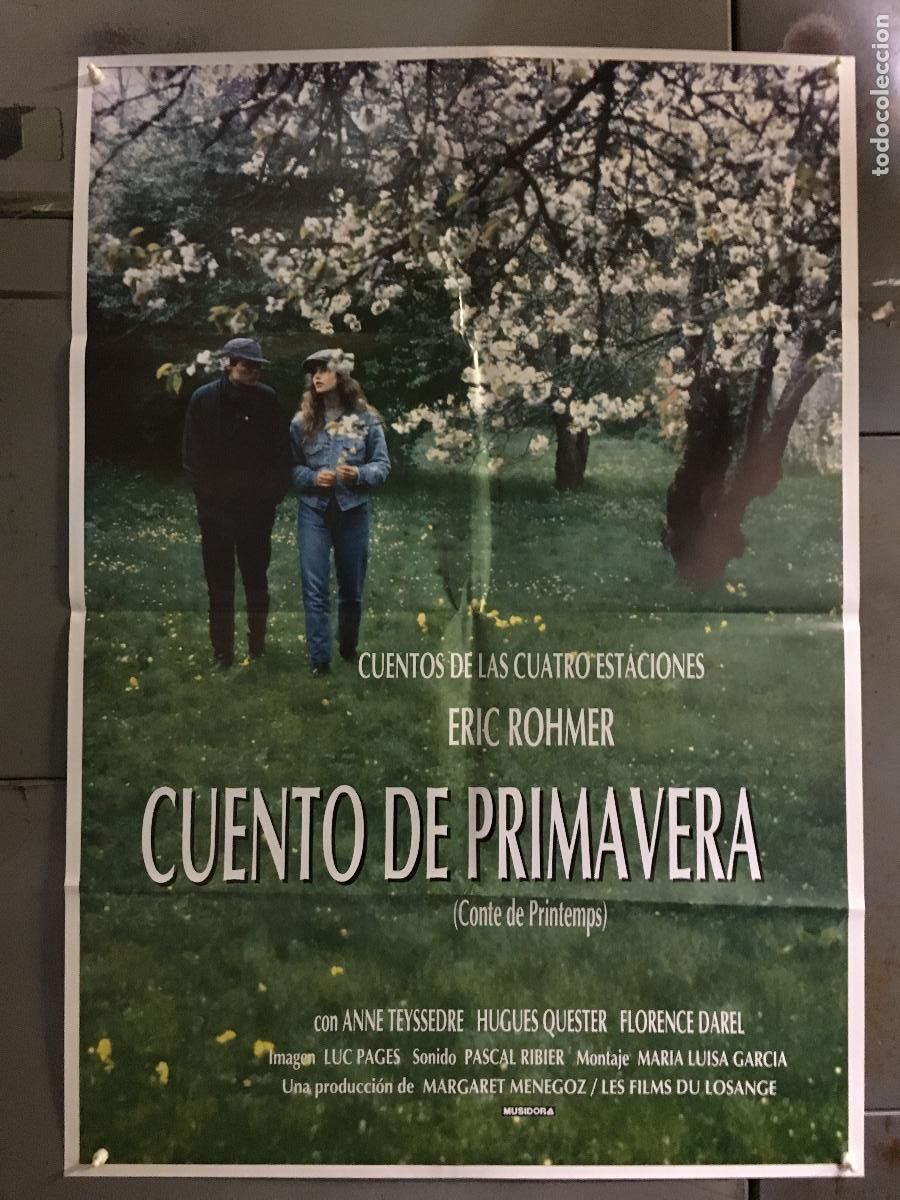 Kino: AFJ07 CUENTO DE PRIMAVERA ERIC ROHMER POSTER ORIGINAL 70X100 ESTRENO h6