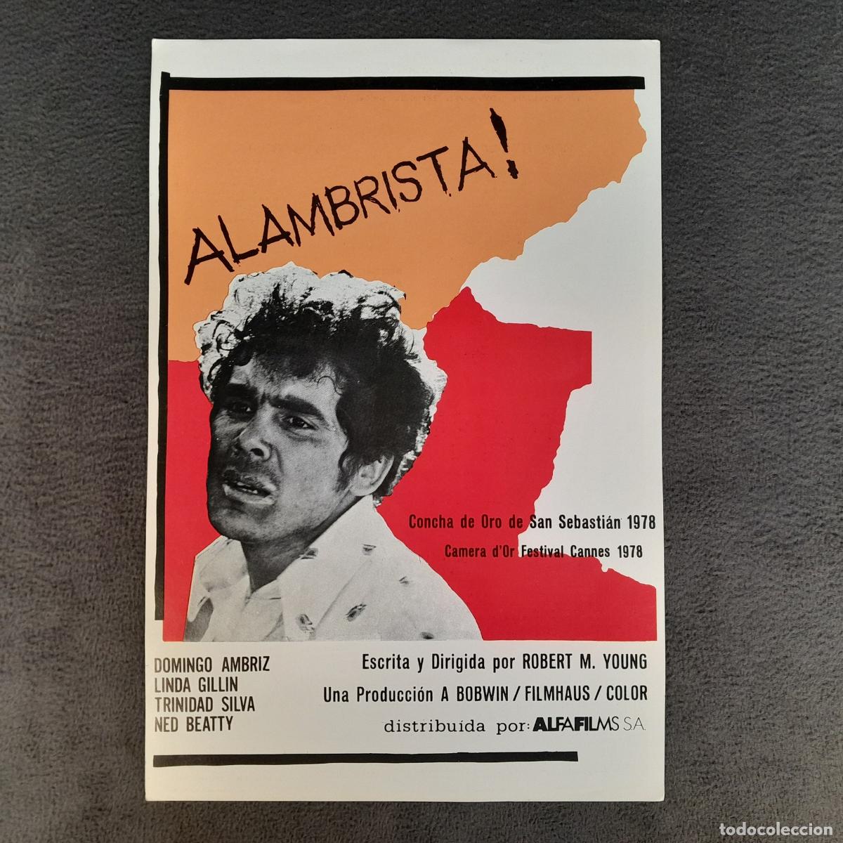 Cine: CC-16. P&Oacute;STER: ALAMBRISTA!. ROBERT M. YOUNG. ALFA FILMS. A&Ntilde;O 1978
