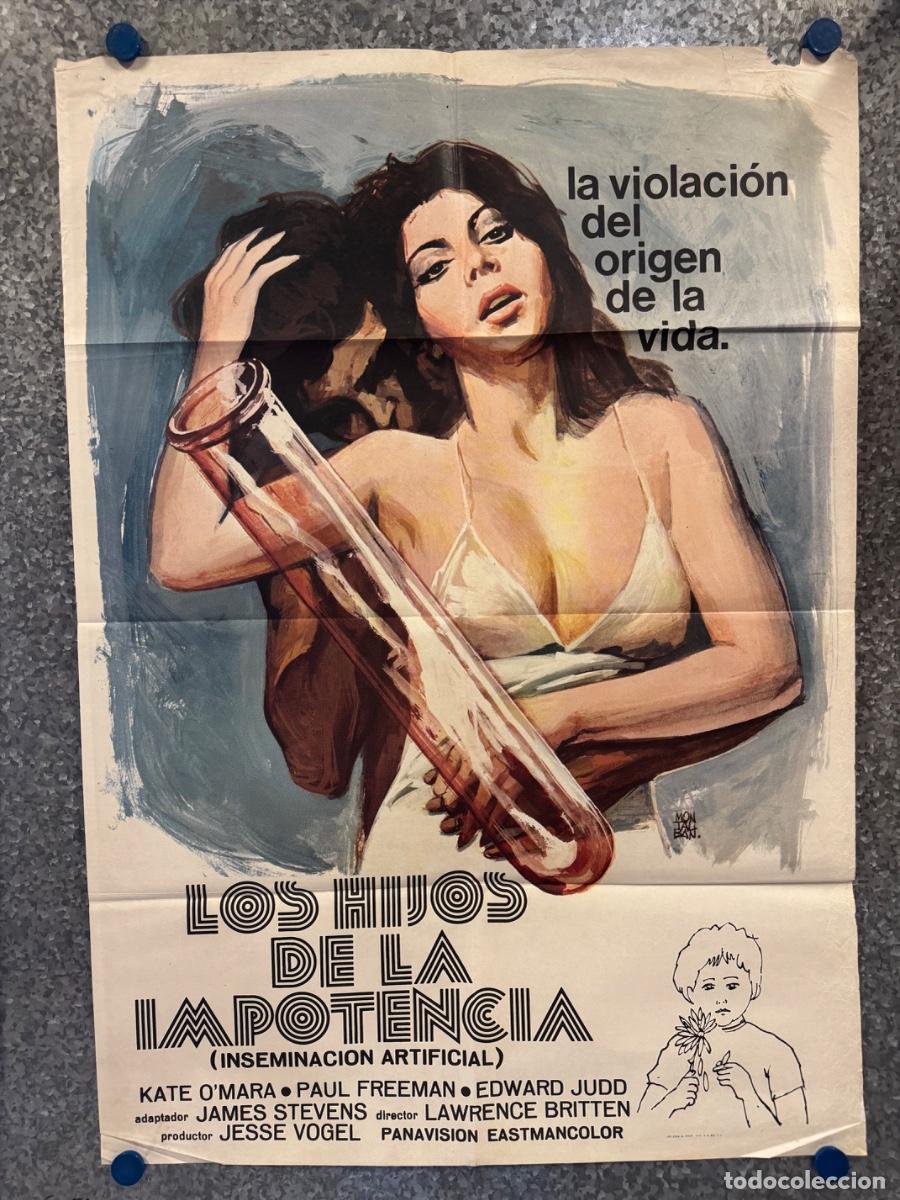 Cine: Los hijos de la impotencia, Kate O&rsquo;Mara, Paul Freeman, A&ntilde;o 1978, POSTER ORIGINAL