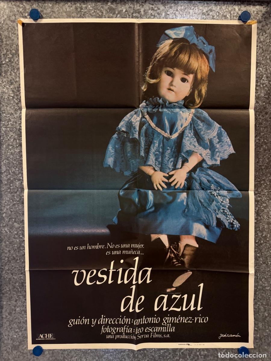 Cine: Vestida de azul, Antonio Gimenez, A&ntilde;o 1983, POSTER ORIGINAL