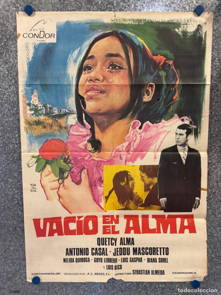 Cine: Vacio en el alma, Quetcy Alma, Antonio Casal, POSTER ORIGINAL