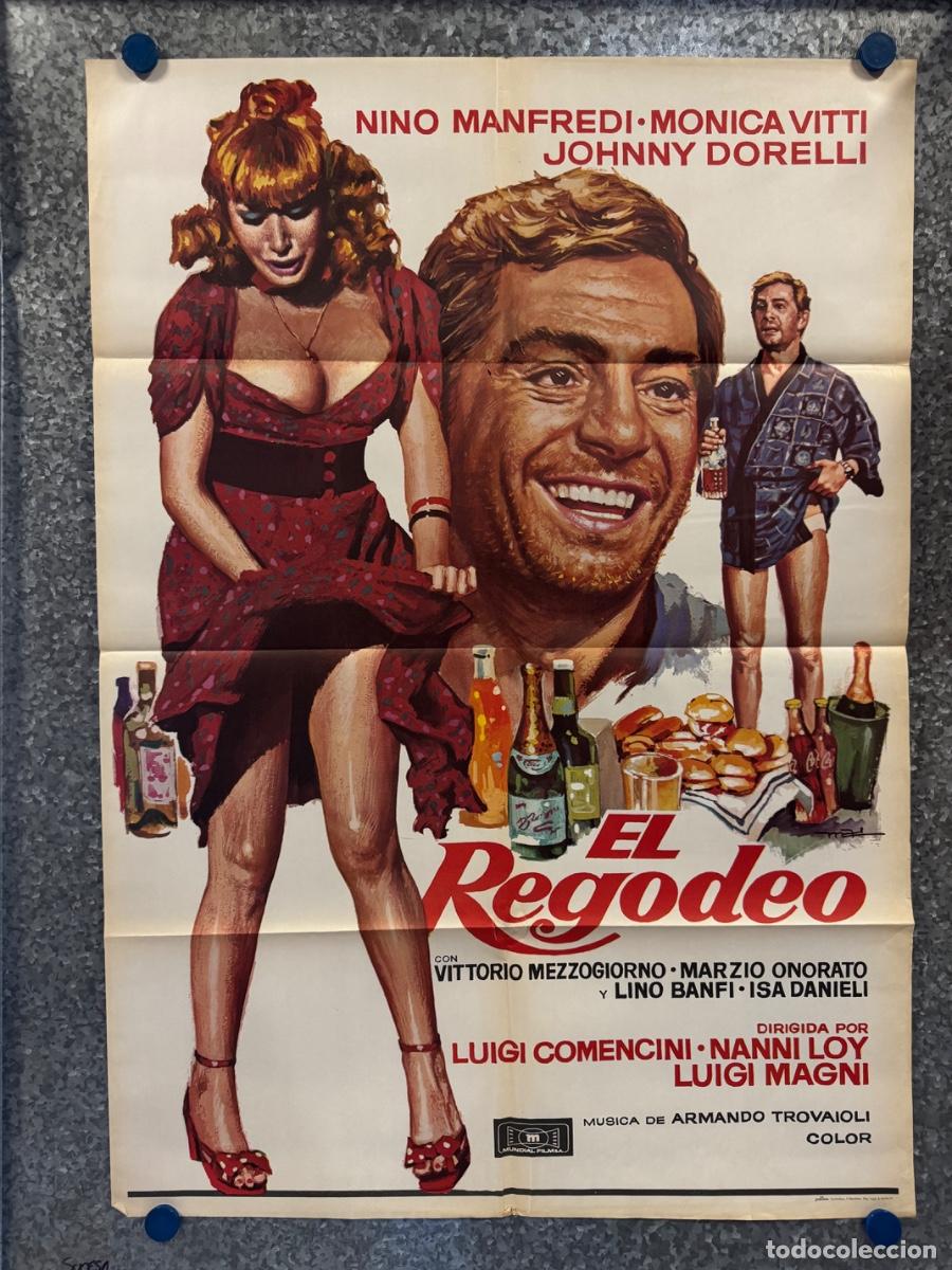 Cine: El regodeo, Nino Manfredi, Monica Vitti, A&ntilde;o 1977, POSTER ORIGINAL