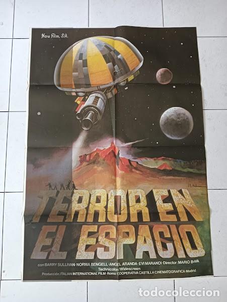 Cine: VKD 2326 TERROR EN EL ESPACIO MARIO BAVA POSTER ORIGINAL 70X100 ESPA&Ntilde;OL