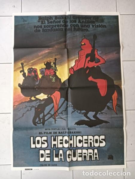 Cine: VKD 2328 LOS HECHICEROS DE LA GUERRA WIZARD RALPH BAKSHI ANIMACION POSTER ORIGINAL 70X100 ESTRENO