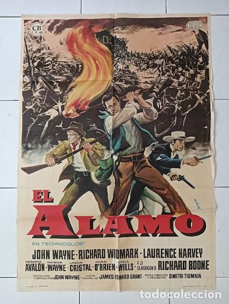 Cine: SMP 2408 EL ALAMO JOHN WAYNE MCP POSTER ORIGINAL 70X100 ESTRENO