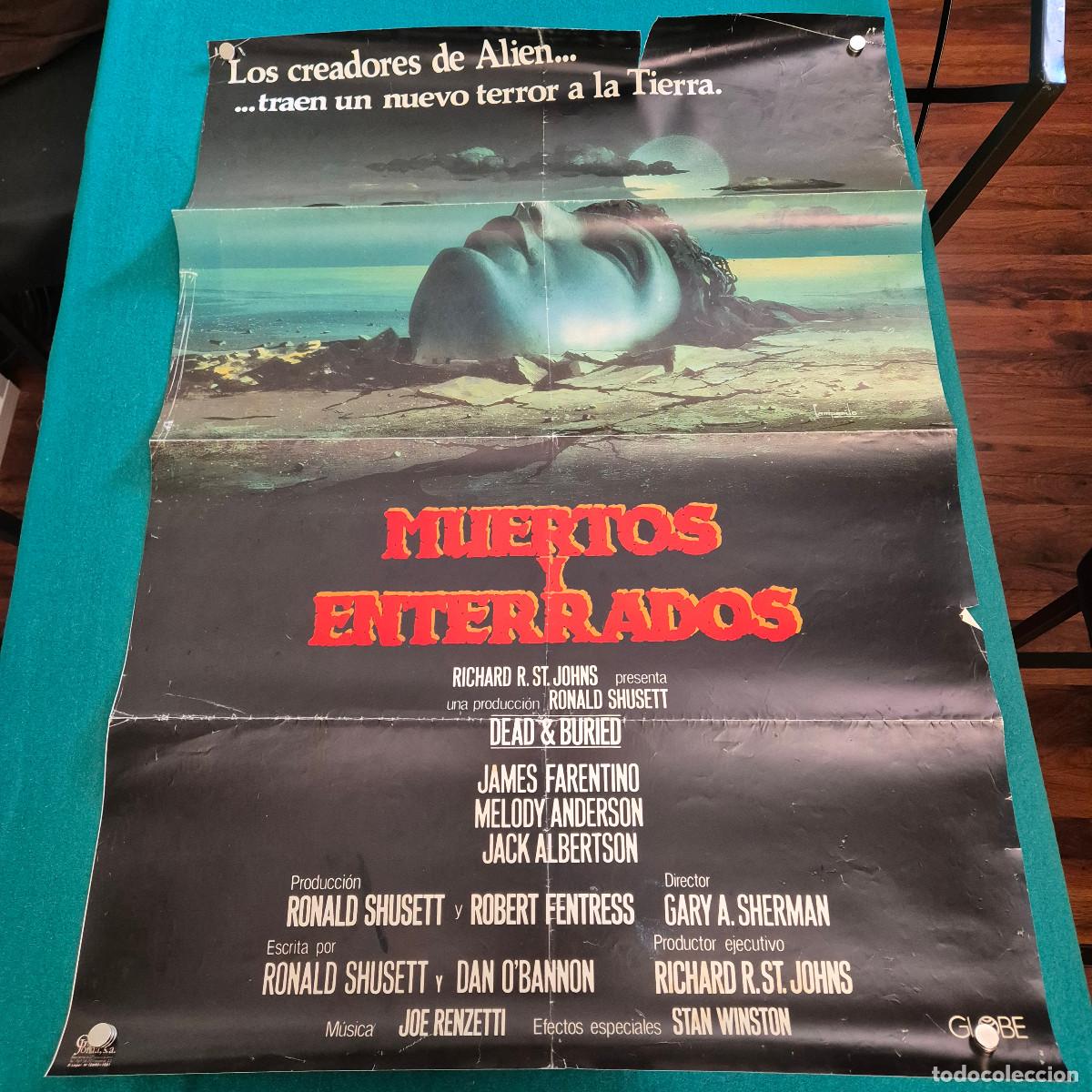 Cine: muertos y enterrados poster cartel original