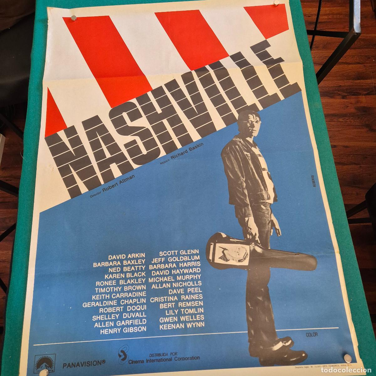 Cine: NASHVILLE ROERT ALTMAN COUNTRY POSTER ORIGINAL ESTRENO 70X100