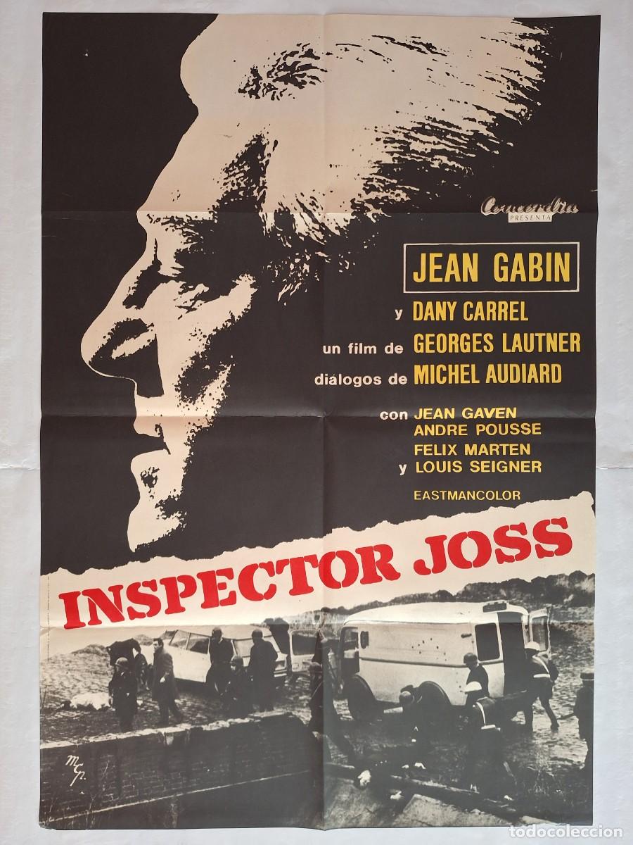 Cine: ANTIGUO CARTEL CINE INSPECTOR JOSS JEAN GABIN RV P-2022