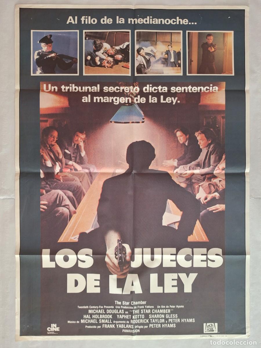 Cine: ANTIGUO CARTEL CINE LOS JUECES DE LALEY MICHAEL DOUGLAS RV P-2028