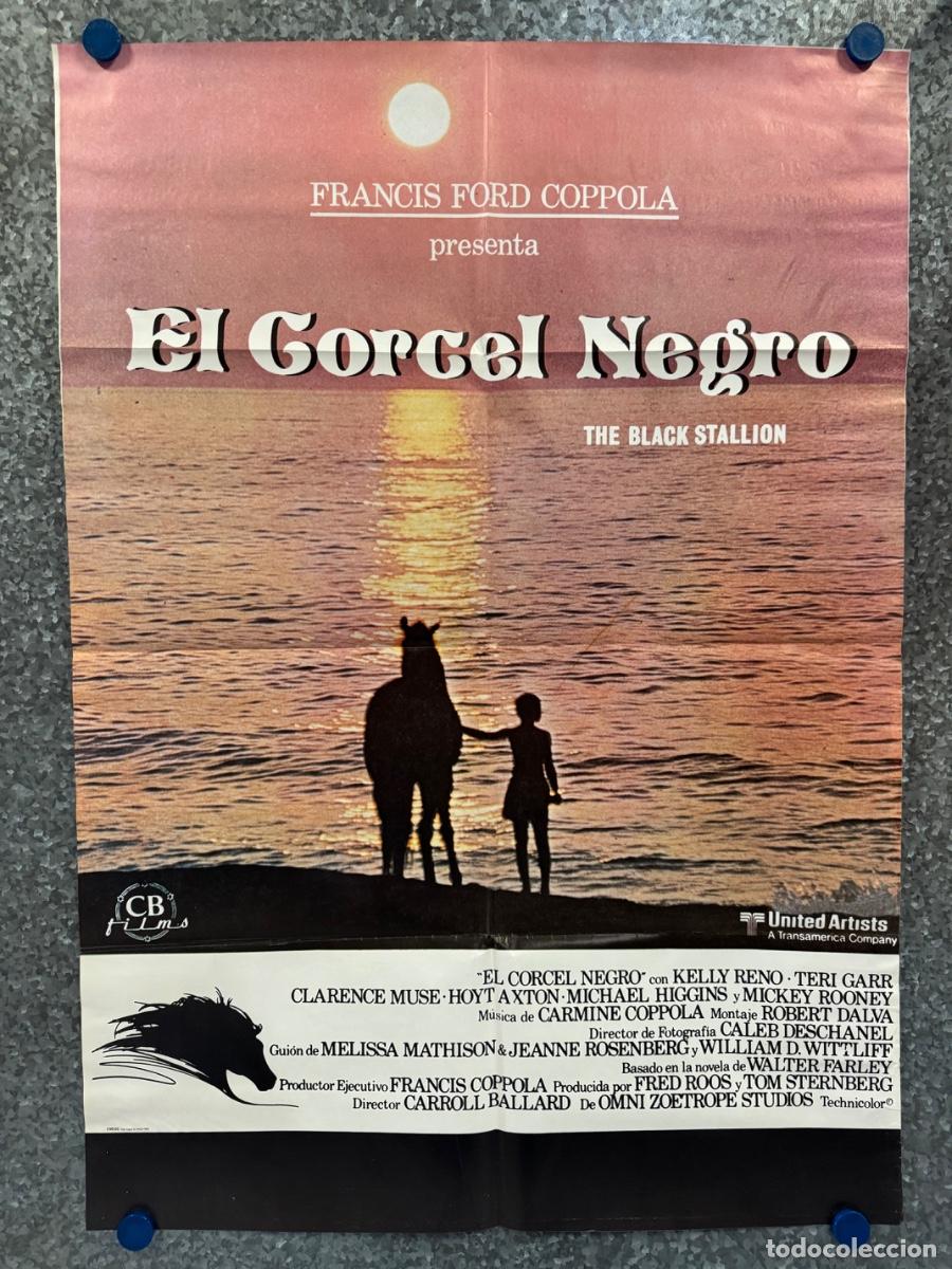 Cine: El corcel negro, Kelly Reno, Teri Garr, A&ntilde;o 1980, POSTER ORIGINAL