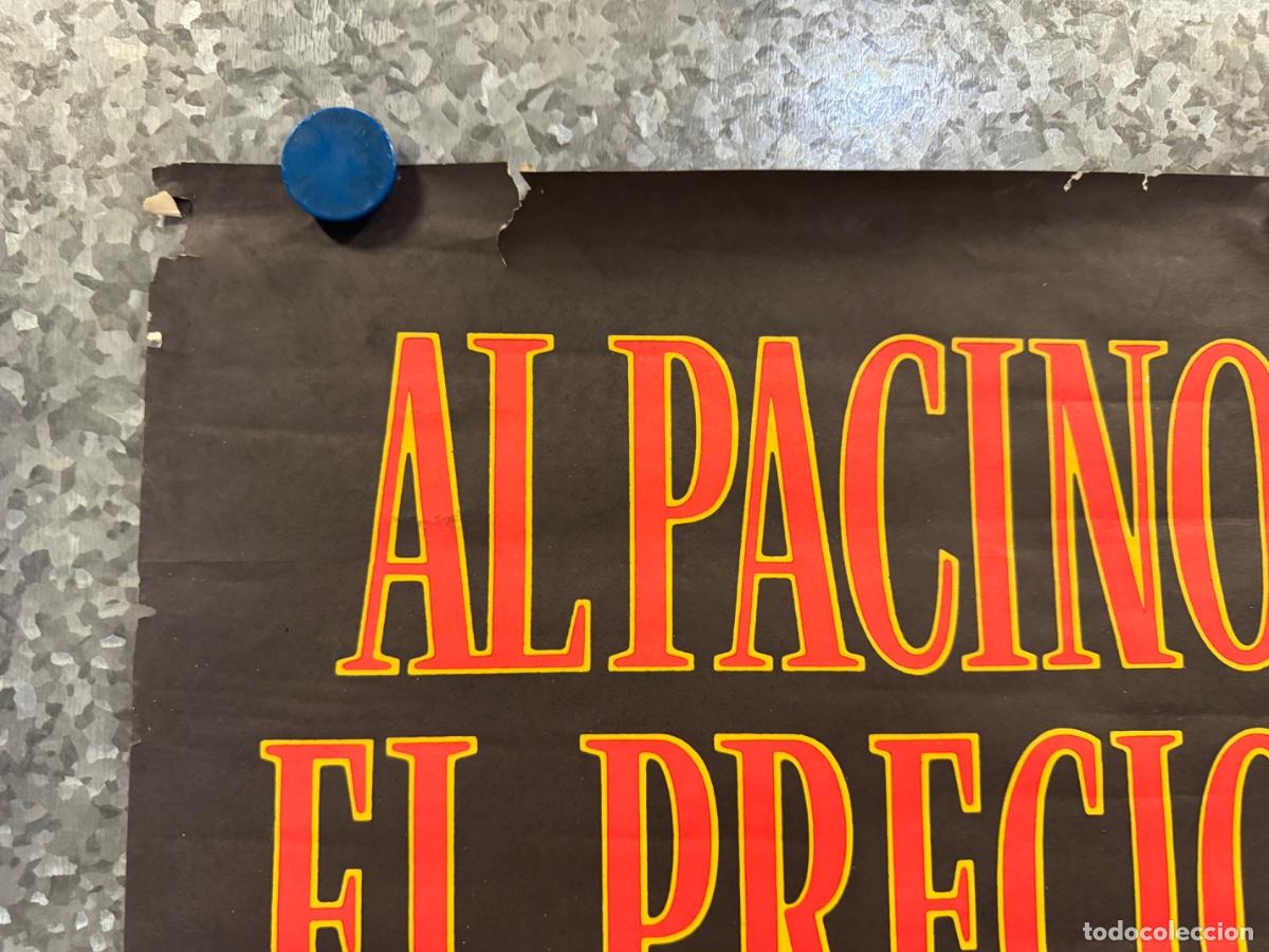 Cine: El precio del poder, Al Pacino, A&ntilde;o 1984, POSTER ORIGINAL - Foto 2