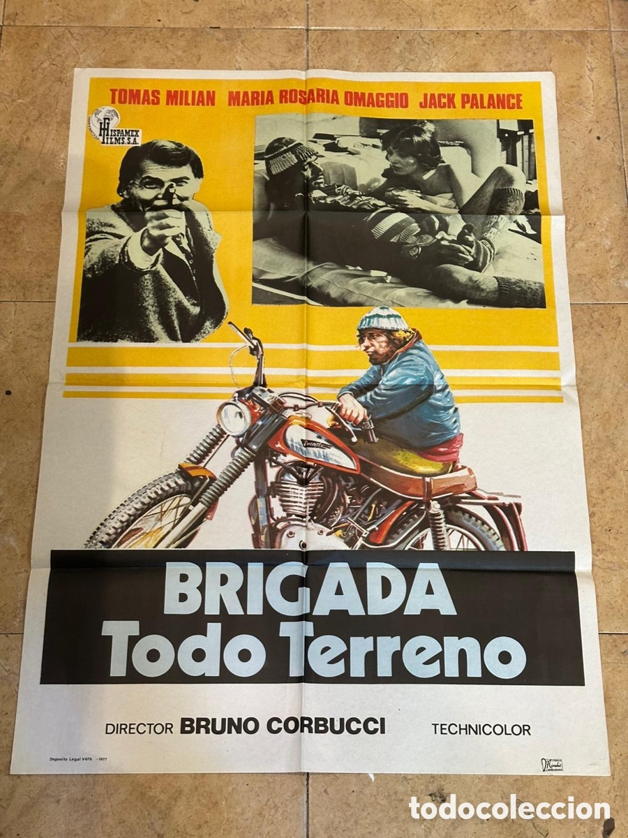 Cine: Cartel de cine original Brigada Todo Terreno (1977) &ndash; Tom&aacute;s Milian