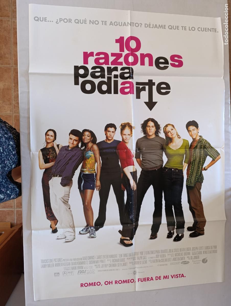 Cine: POSTER ORIGINAL 10 RAZONES PARA ODIARTE - 98 X 68 CM (386)