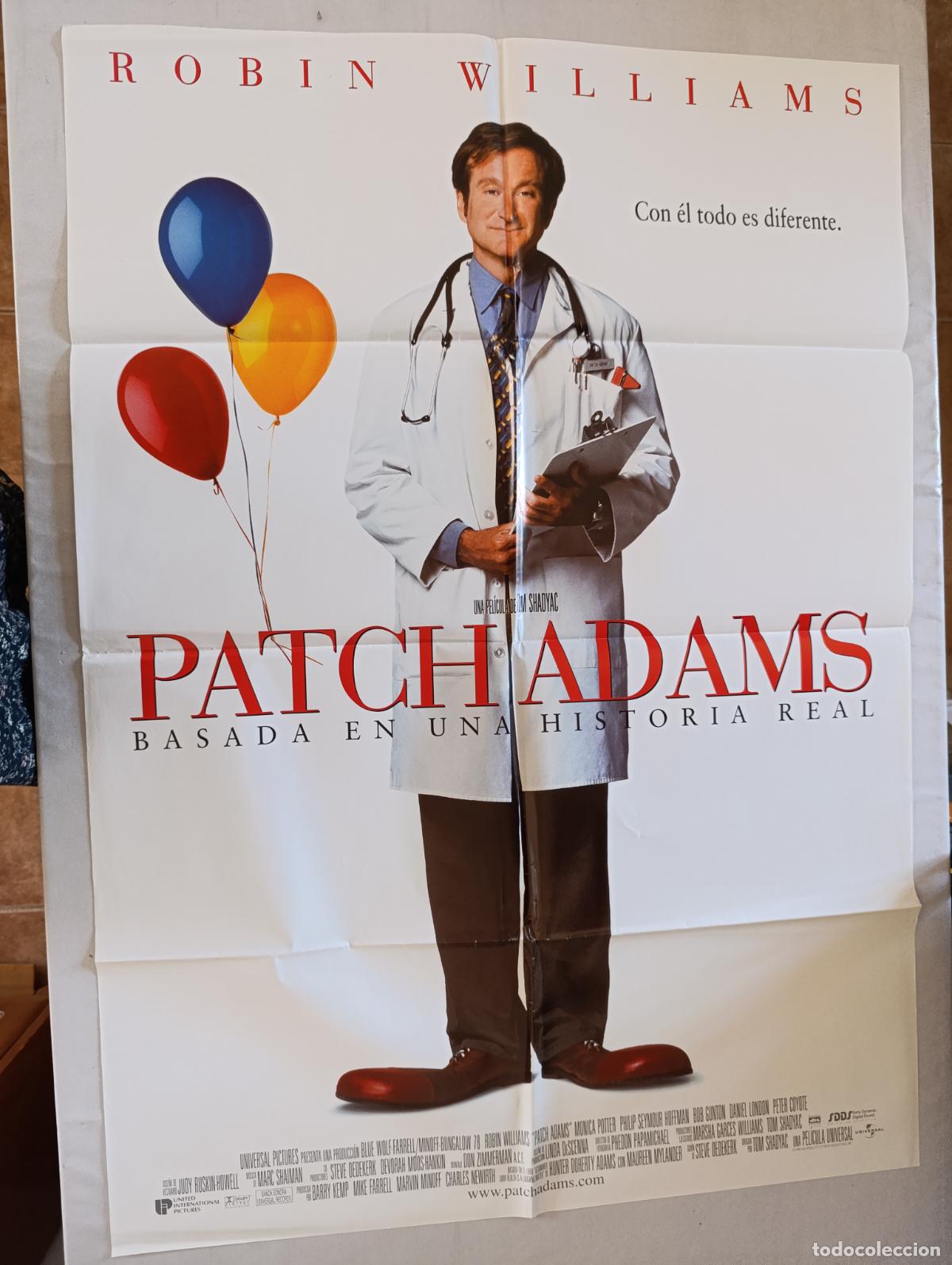 Cine: POSTER ORIGINAL - PATCH ADAMS - 95 X 68 CM - ROBIN WILLIAMS (387)
