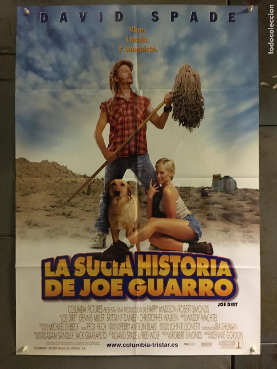 Cine: AFJ25 LA SUCIA HISTORIA DE JOE GUARRO DAVID SPADE POSTER ORIGINAL 70X100 ESTRENO h0
