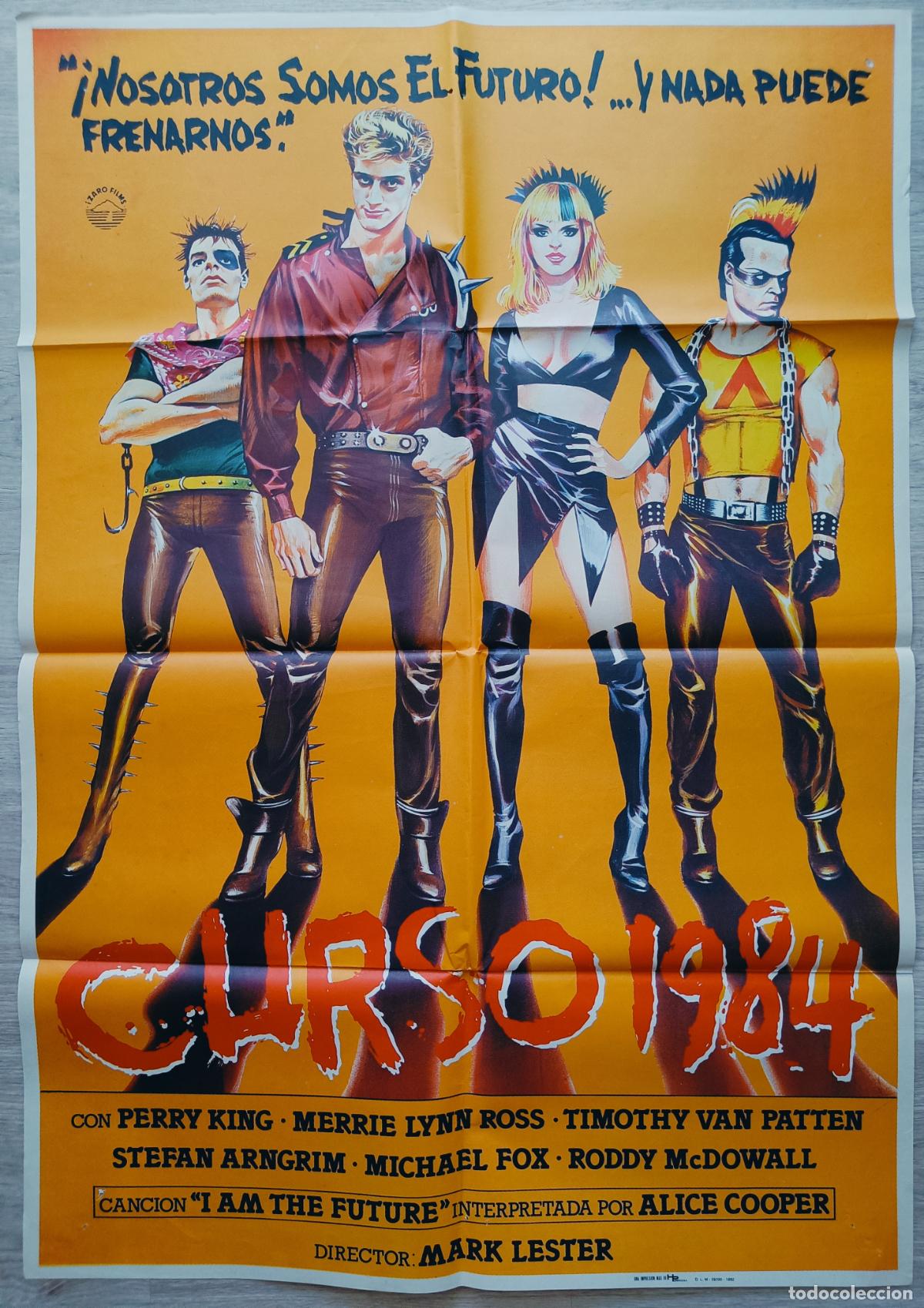 Cine: CARTEL CINE CURSO 1984 PERRY KING MERRIE LYNN ROSS 1982 C2233