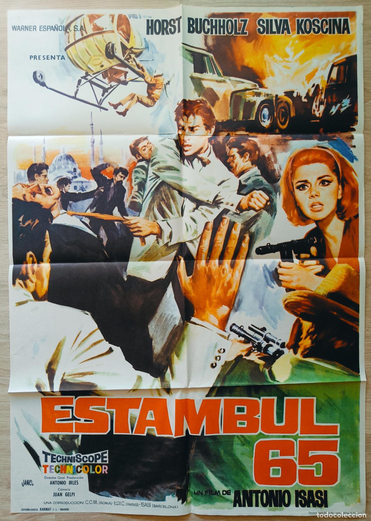 Cine: CARTEL CINE ESTAMBUL 65 HORST BUCHHOLZ SILVA KOSCINA JANO 1974 C603