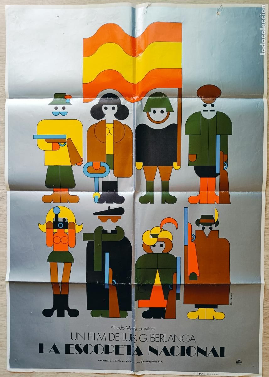 Cine: CARTEL CINE LA ESCOPETA NACIONAL ALFREDO MATAS CRUZ NOVILLO 1978 C1831