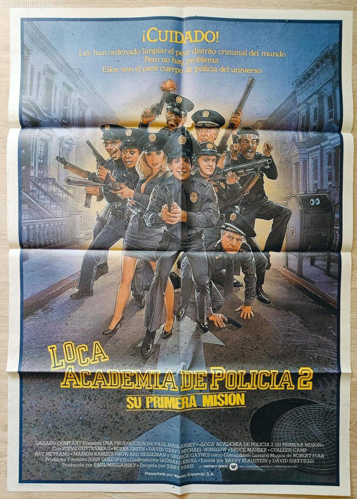 Cine: CARTEL CINE LOCA ACADEMIA DE POLICIA 2 SU PRIMERA MISION PAUL MASLANSKY C834