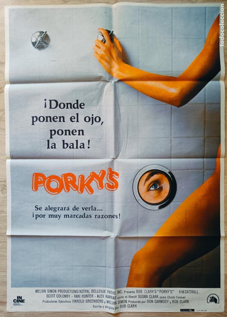 Cine: CARTEL CINE PORKYS MELVIN SIMONS KIM CATTRALL 1982 C778