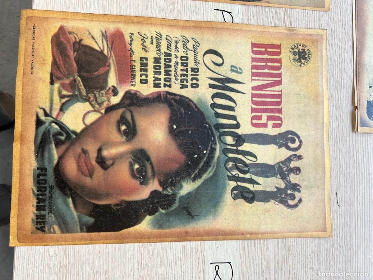 Cine: BRINDIS A MANOLETE POSTER 42X30 COMO SE VE