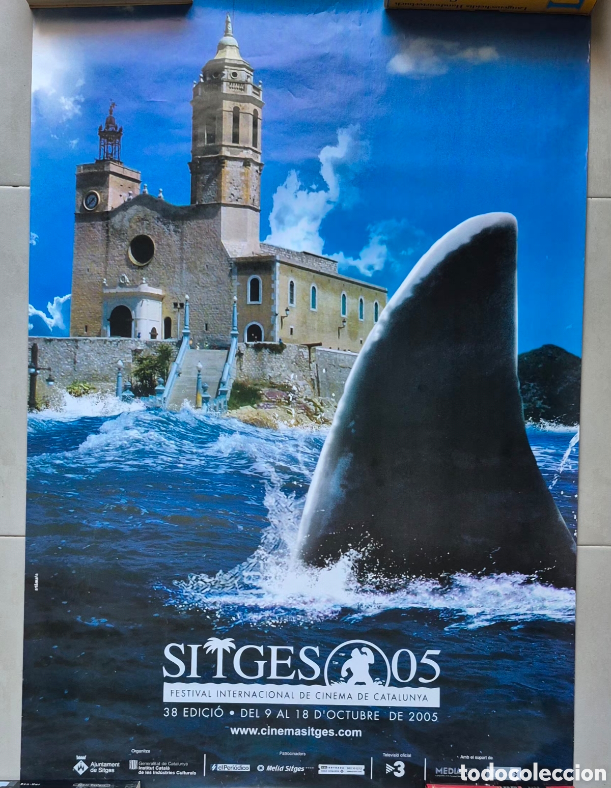 Cine: CARTEL, P&Oacute;STER - 38 EDICI&Oacute; FESTIVAL INTERNACIONAL DE CINEMA DE CATALUNYA, SITGES 2005, 70X100