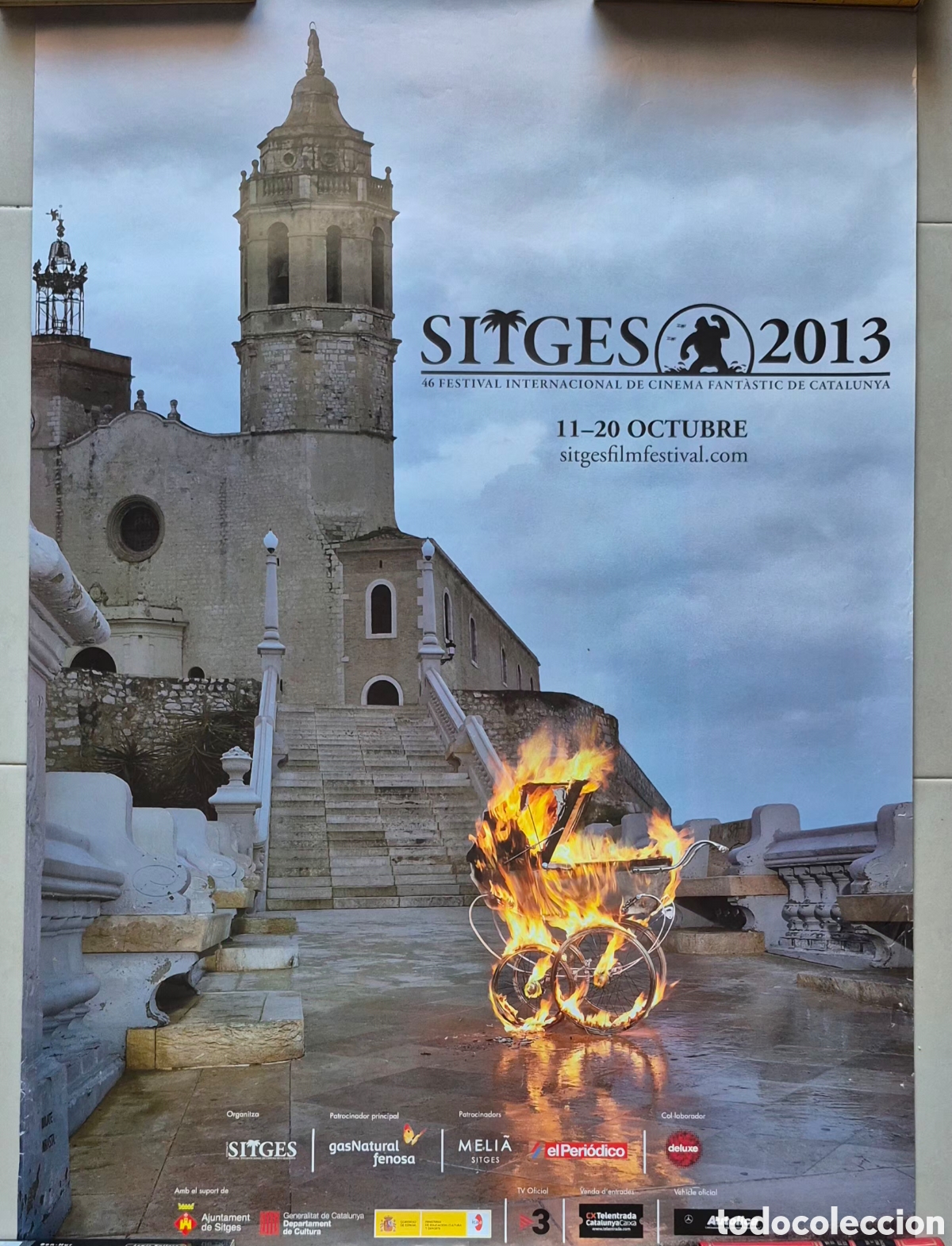 Cine: CARTEL, P&Oacute;STER - 46 FESTIVAL INTERNACIONAL DE CINEMA FANT&Aacute;STIC DE CATALUNYA, SITGES 2013, 70X100