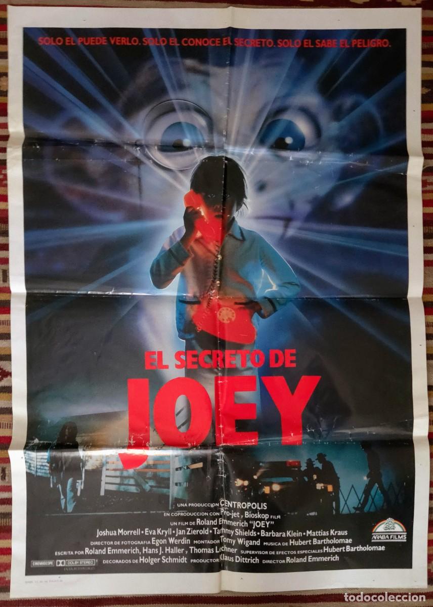 Cine: EL SECRETO DE JOEY (1986) &ndash; Cartel original + 10 fotocromos de cine, Roland Emmerich