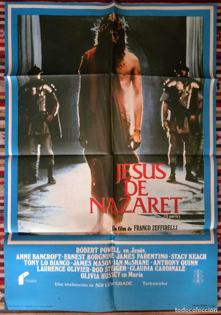 Cine: Jes&uacute;s de Nazaret II (1978) &ndash; cartel original y kit completo de 12 fotocromos