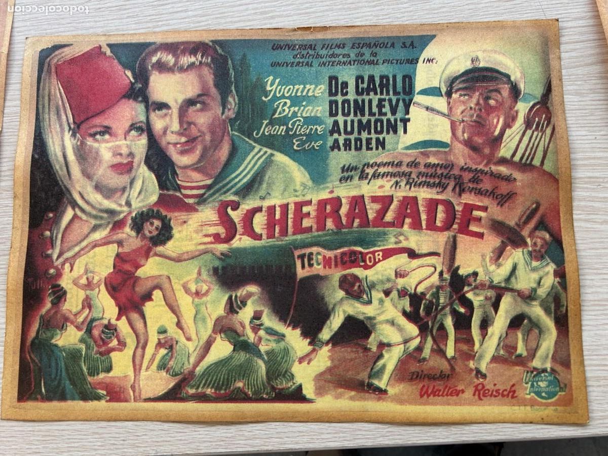 Cine: SCHERAZADE POSTER 42X30 COMO SE VE