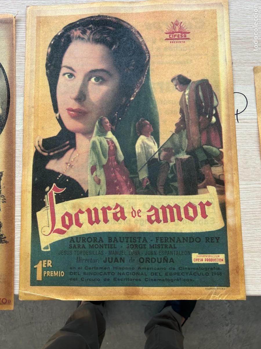 Cine: LOCURA DE AMOR POSTER 42X30 COMO SE APRECIA
