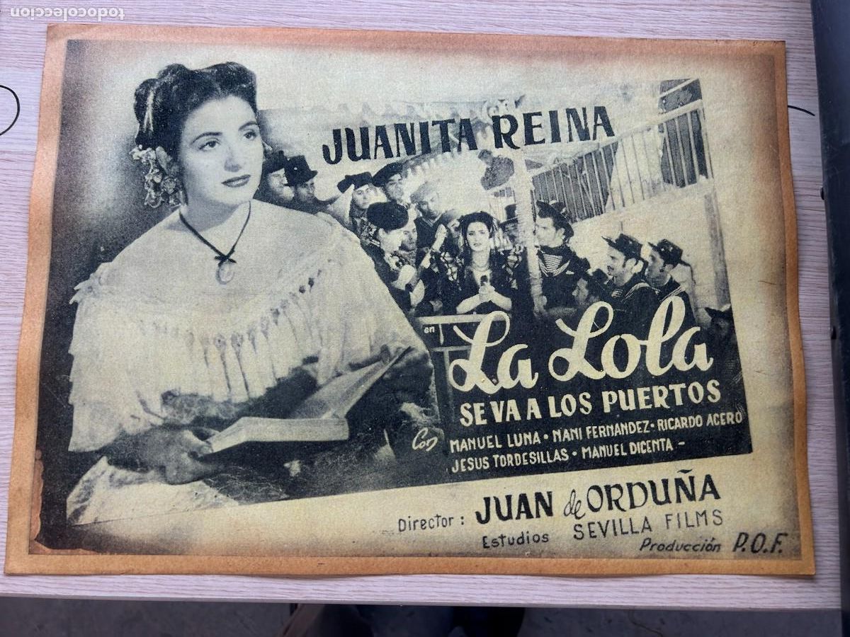 Cine: LA LOLA SE VA A LOS PUERTOS POSTER 42X30 COMO SE VE